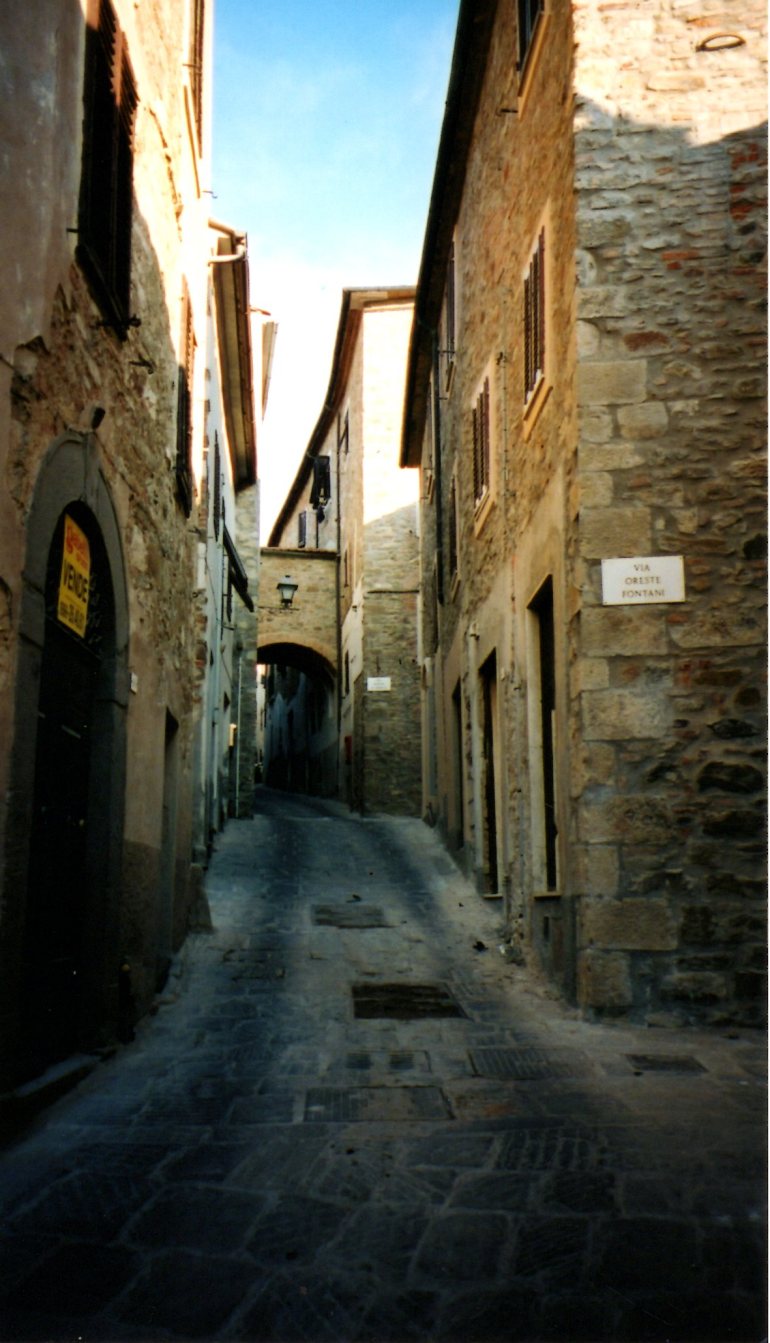Typical Medieval Street in Scarlino-