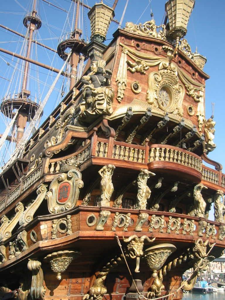 A Spanish Galleon at the Port